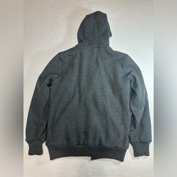 Buffalo David Bitton Charcoal Zip-Up Sweater - Picture 3 of 7